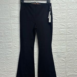Anthropologie new black flare dress pants size 6